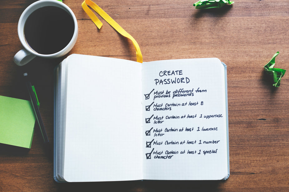 Checklist notebook for AI governance tasks in a small business